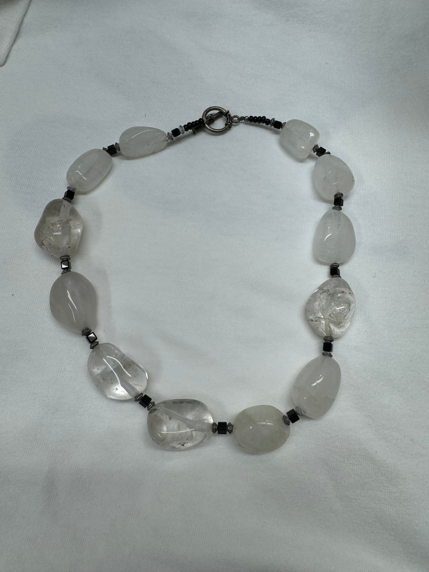 Chunky Clear Quartz Necklace