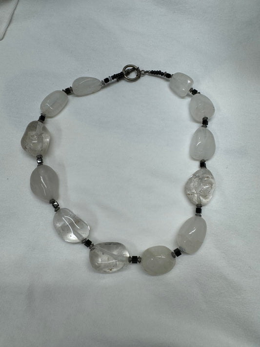 Chunky Clear Quartz Necklace