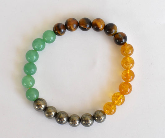 Money Magnifying Manifesting Intention Bracelet (Success and Attract Abundance)