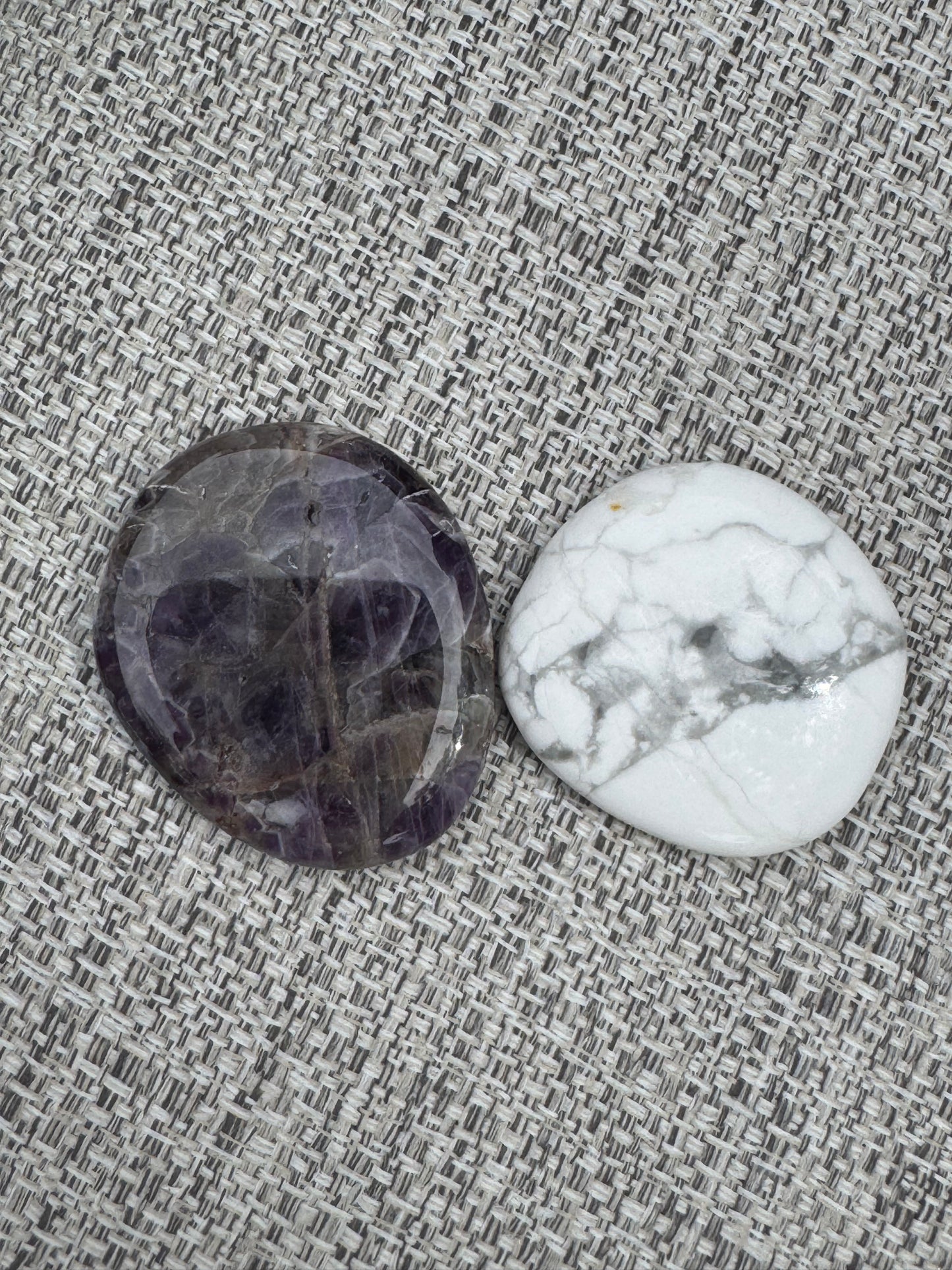 Weight Loss Support Crystal Intention Duo- Amethyst with Howlite