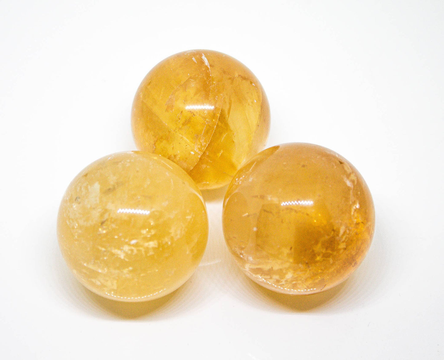 Honey Amber Calcite Sphere 30mm 1 Sphere
