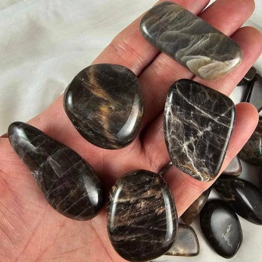 Black Moonstone Tumble