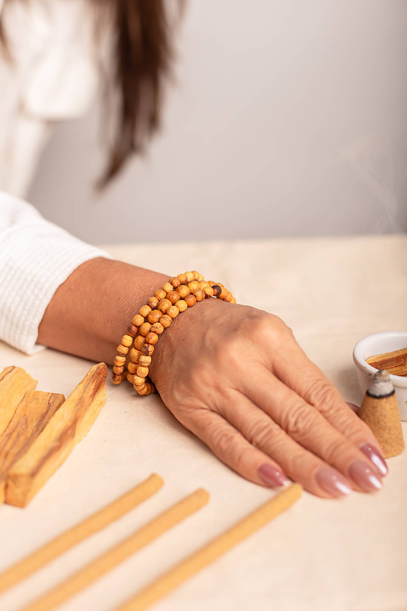 Palo Santo bracelet, Peru, natural, aromatic, protection 1ud