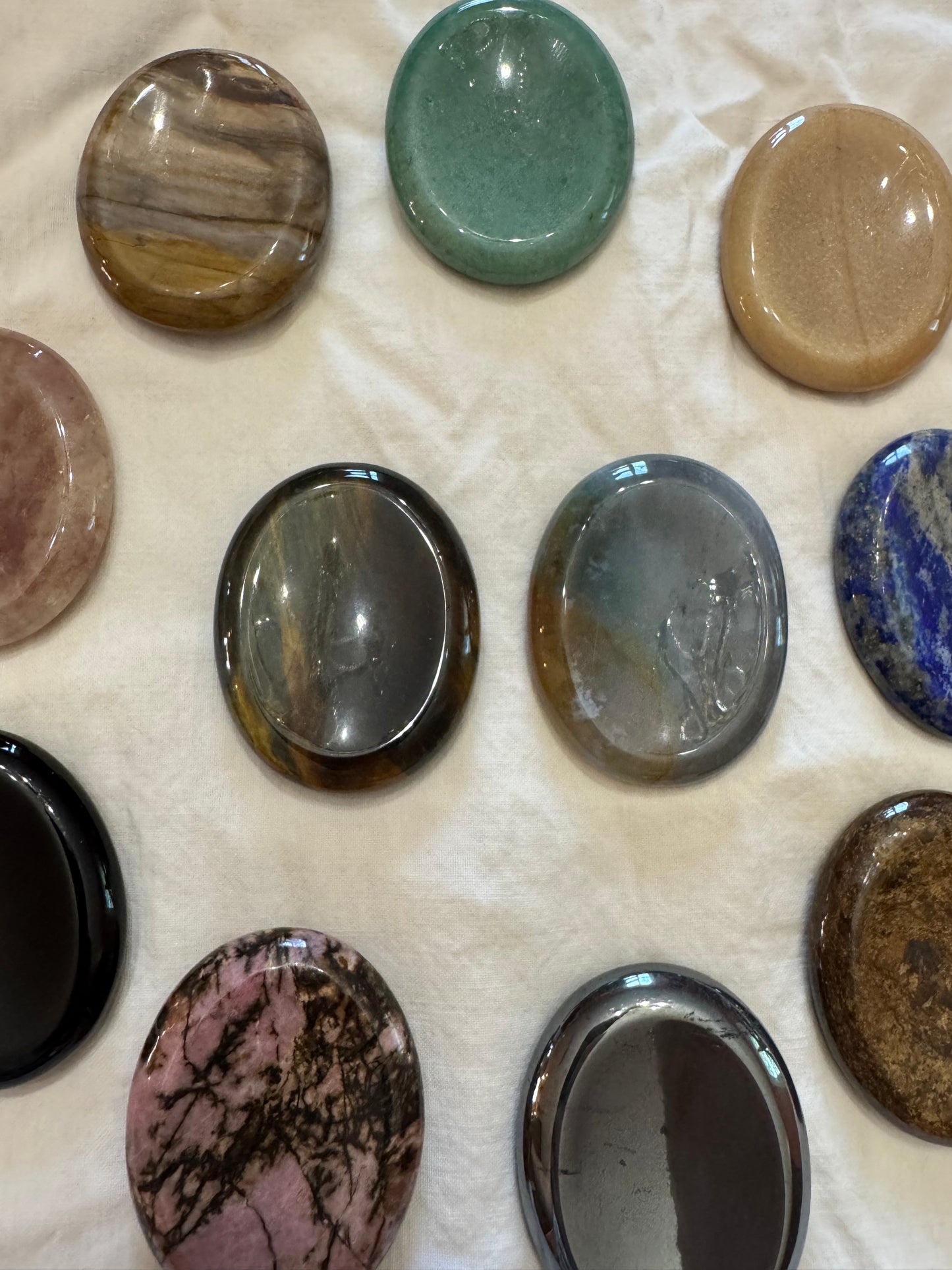 Crystal Worry Stones Choices