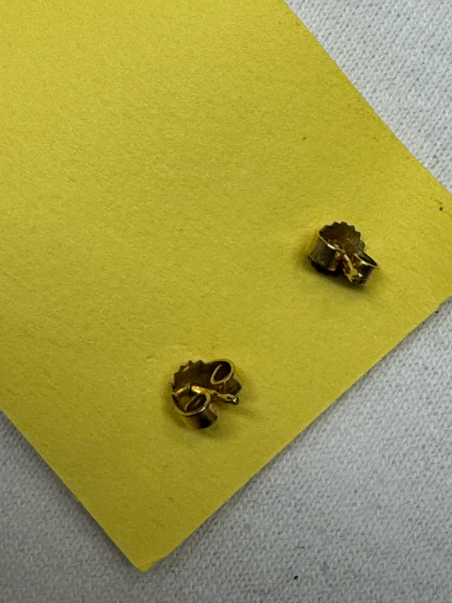 Vintage Amber Earrings Gold Filled