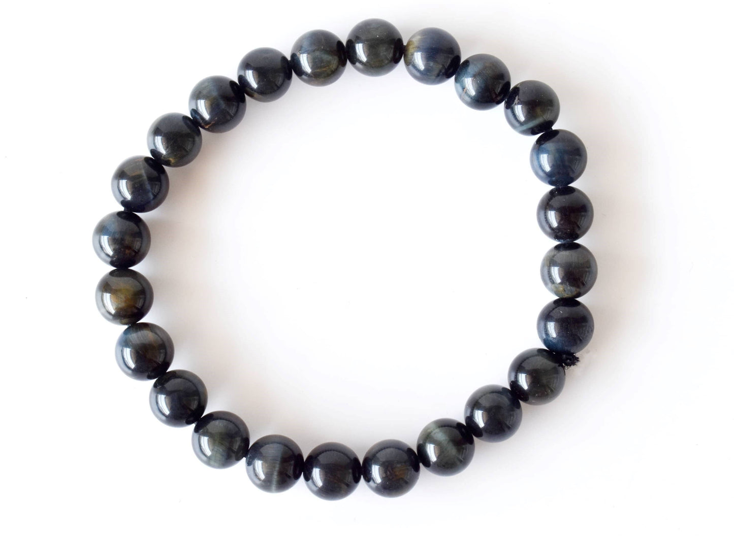 Blue Tiger Eye Crystal Bracelet 8mm