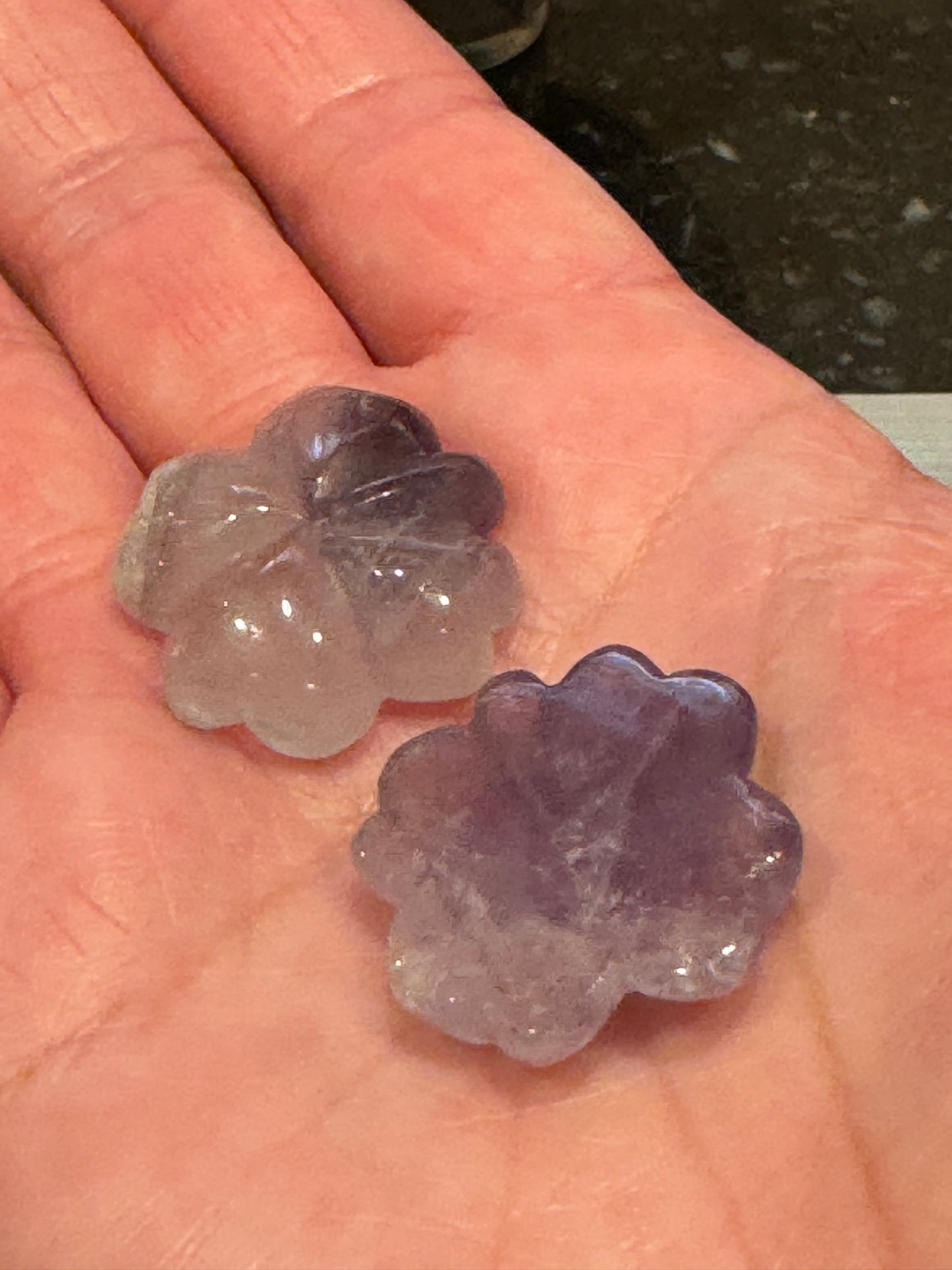 Amethyst Clover Set of 2