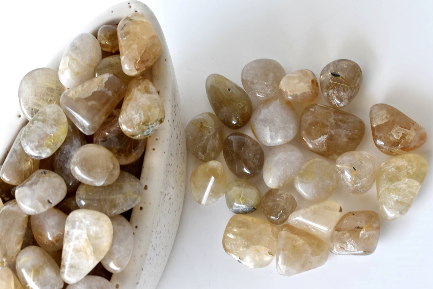 1 Golden Rutile Tumbled Stone Healing Crystals