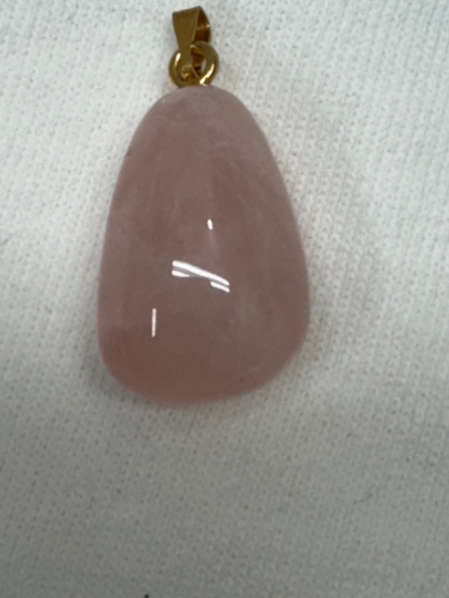 Authentic Rose Quartz Pendant