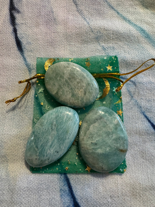 Luck- Success- Good Fortune Crystal Intention Pouch