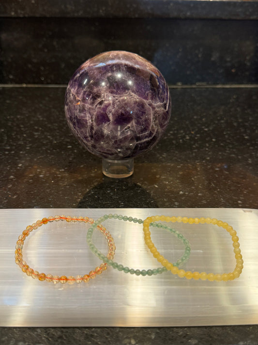 Abundance Wealth Manifesting Crystal Bracelet Set