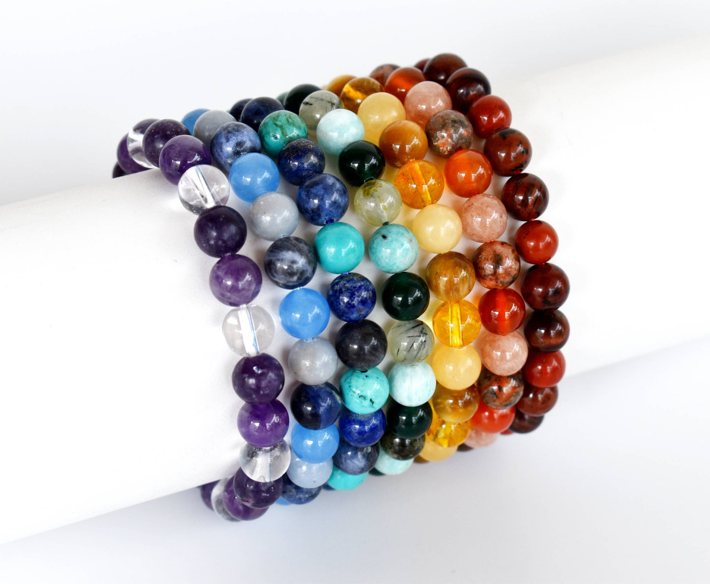 Pack of 7 Chakra's Bracelets | Chakra's Gemstone Bracelets
