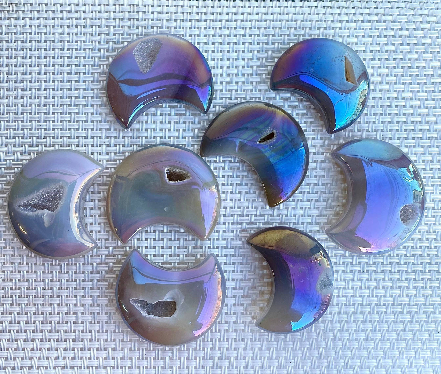 Wholesale Lot 1 lb Angel Aura Agate Moon Crystal Healing