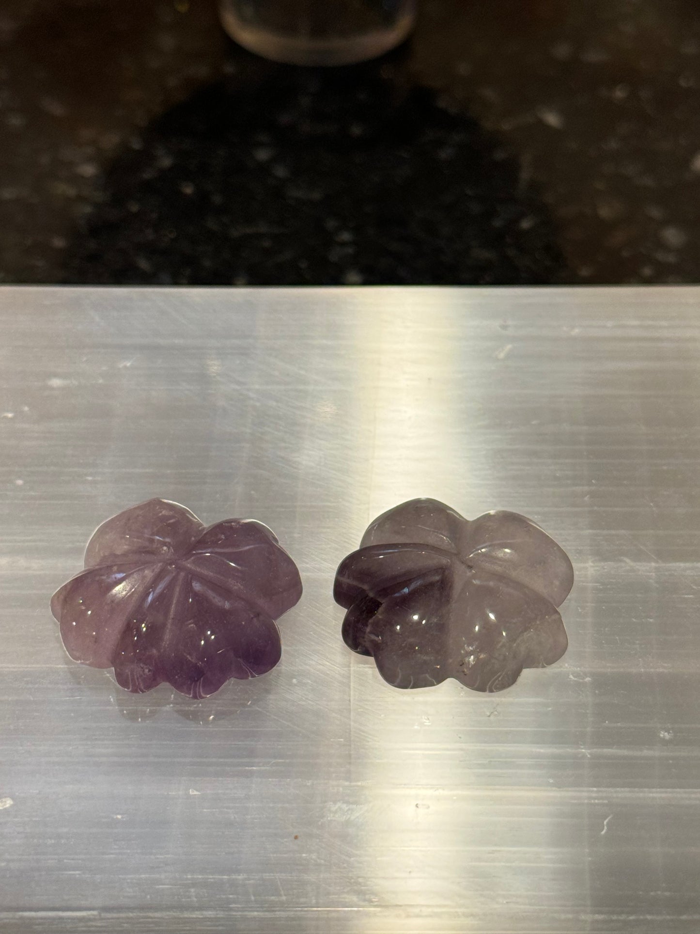 Amethyst Clover Set of 2