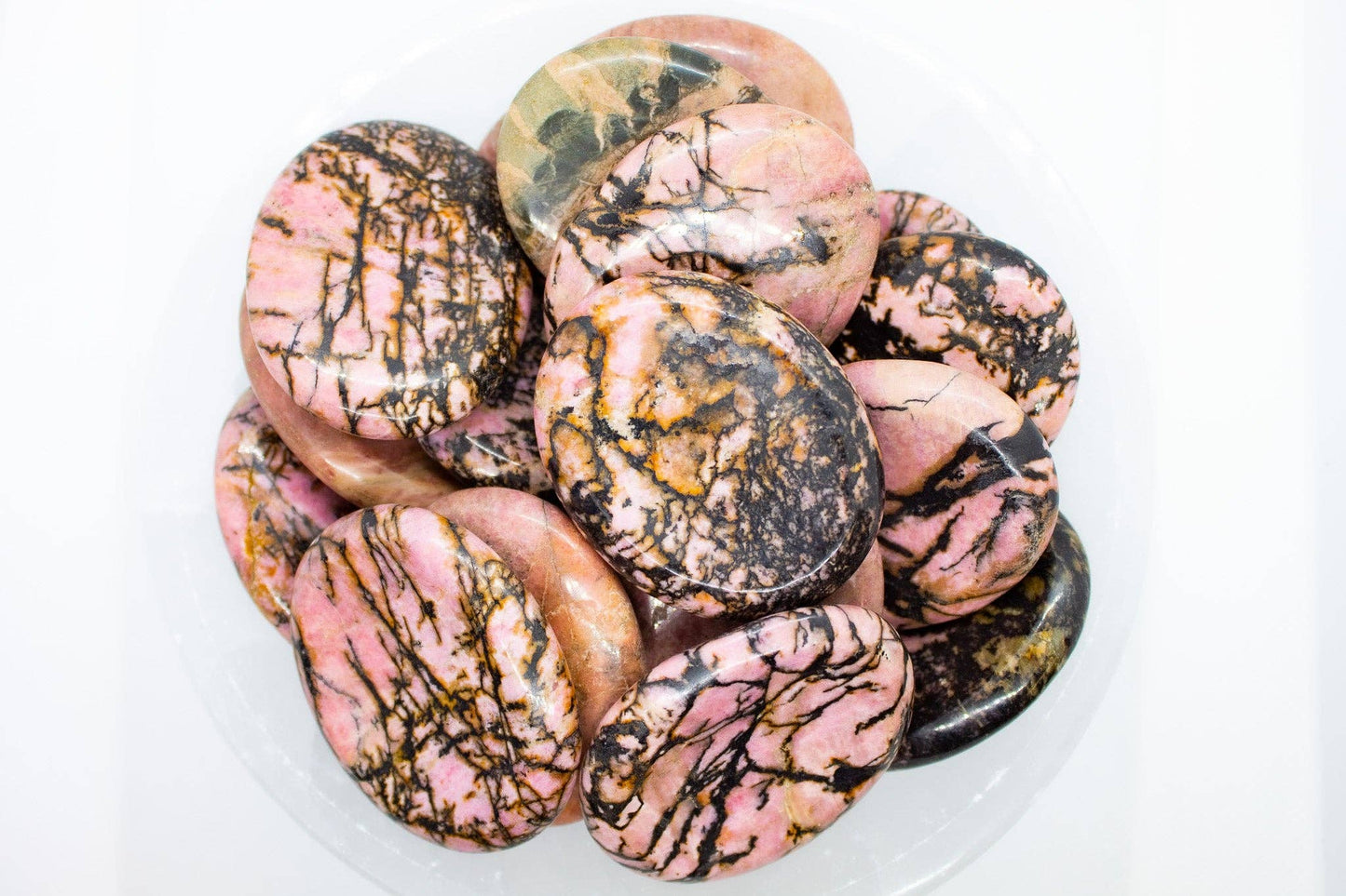 Rhodonite Worry Stones