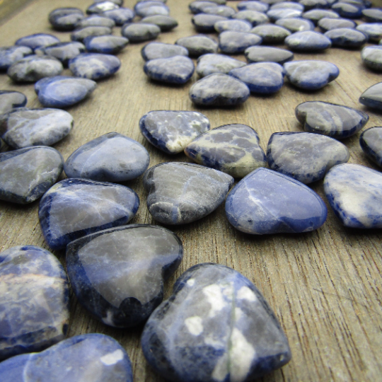 Gemstone Heart Carvings 20mm – Bulk Crystal Heart Stones