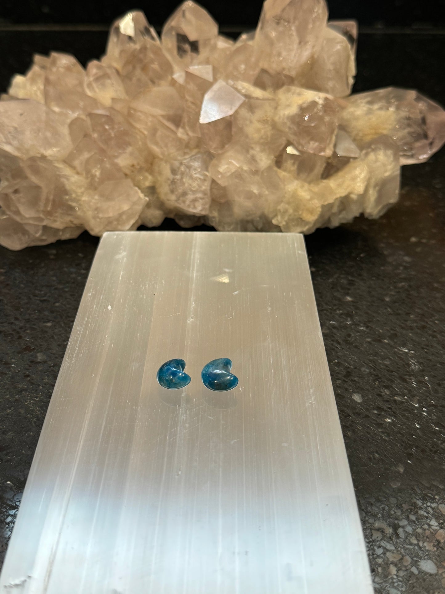 Apatite Moon Set of 2