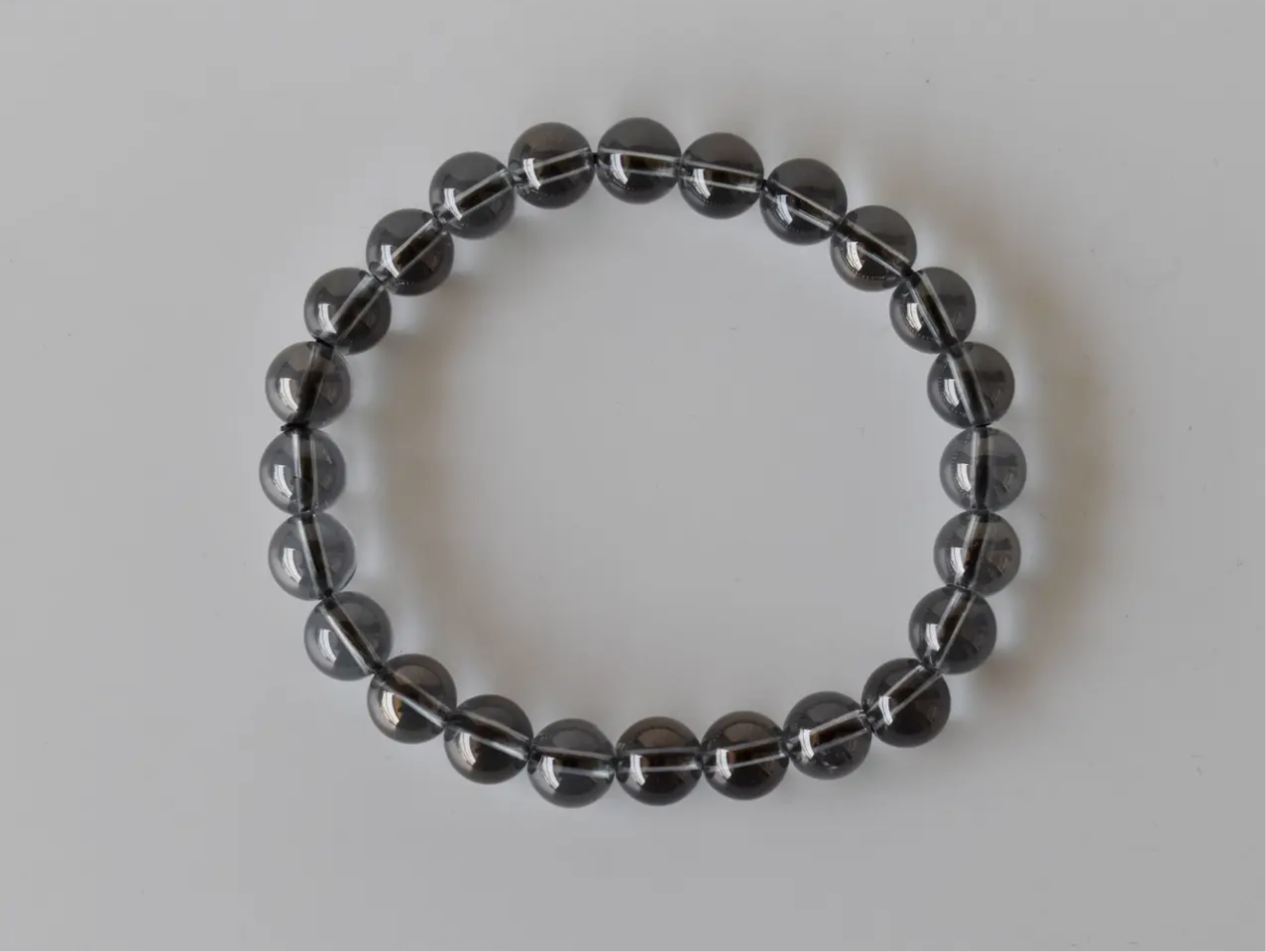 Aura Quartz Smokey Quartz Bracelet - you are shielded protected and illuminated by light
