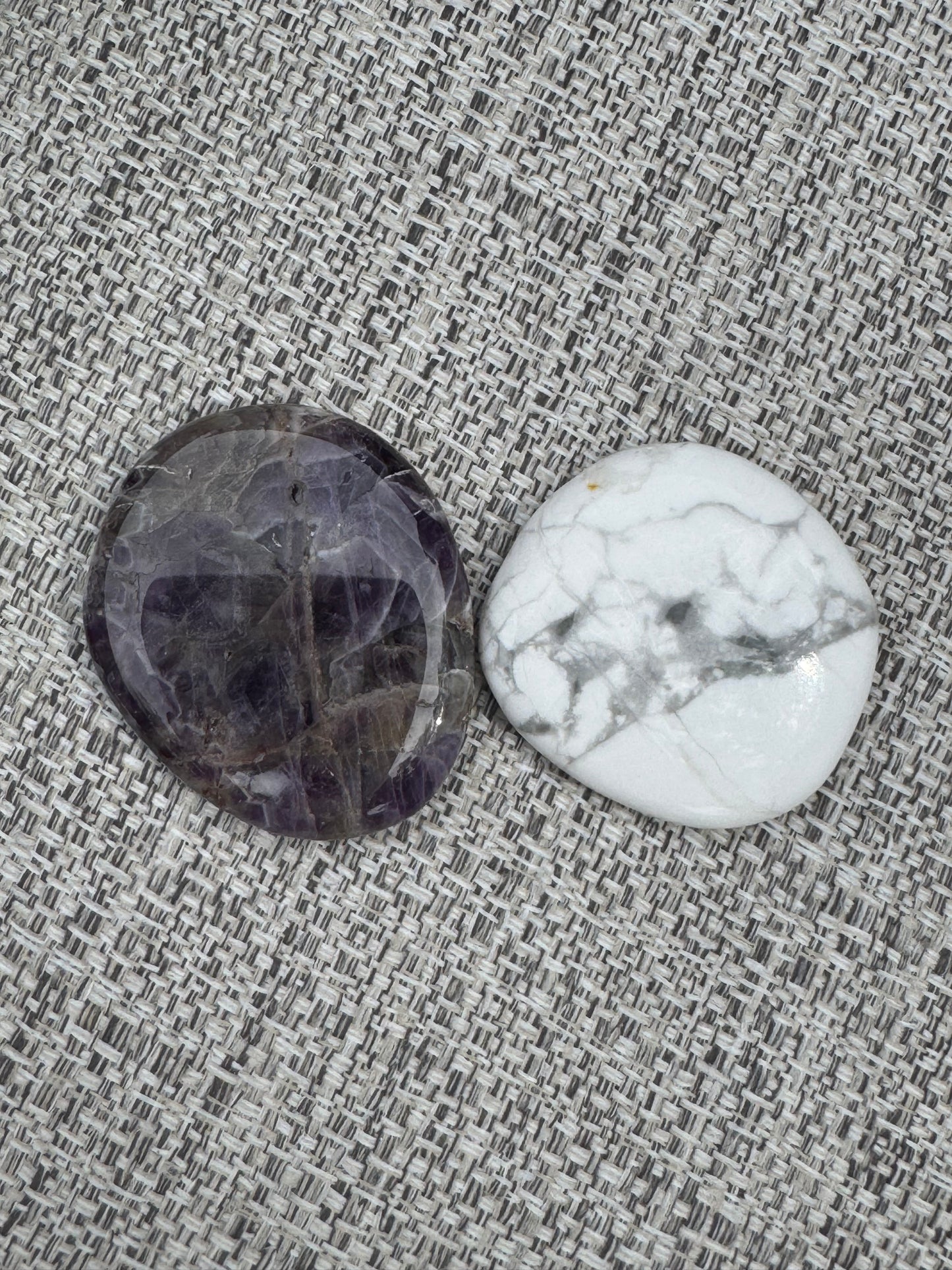 Weight Loss Support Crystal Intention Duo- Amethyst with Howlite