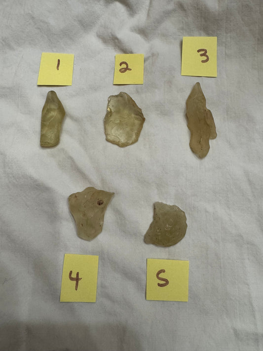 Libyan Desert Glass Crystal 9-11g You Choose 1-5