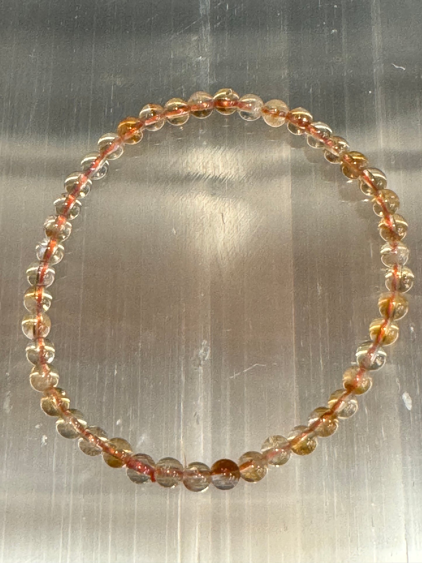 Citrine Bracelet 4mm