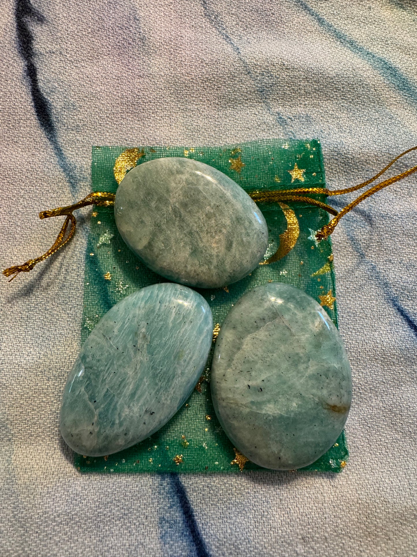Luck- Success- Good Fortune Crystal Intention Pouch