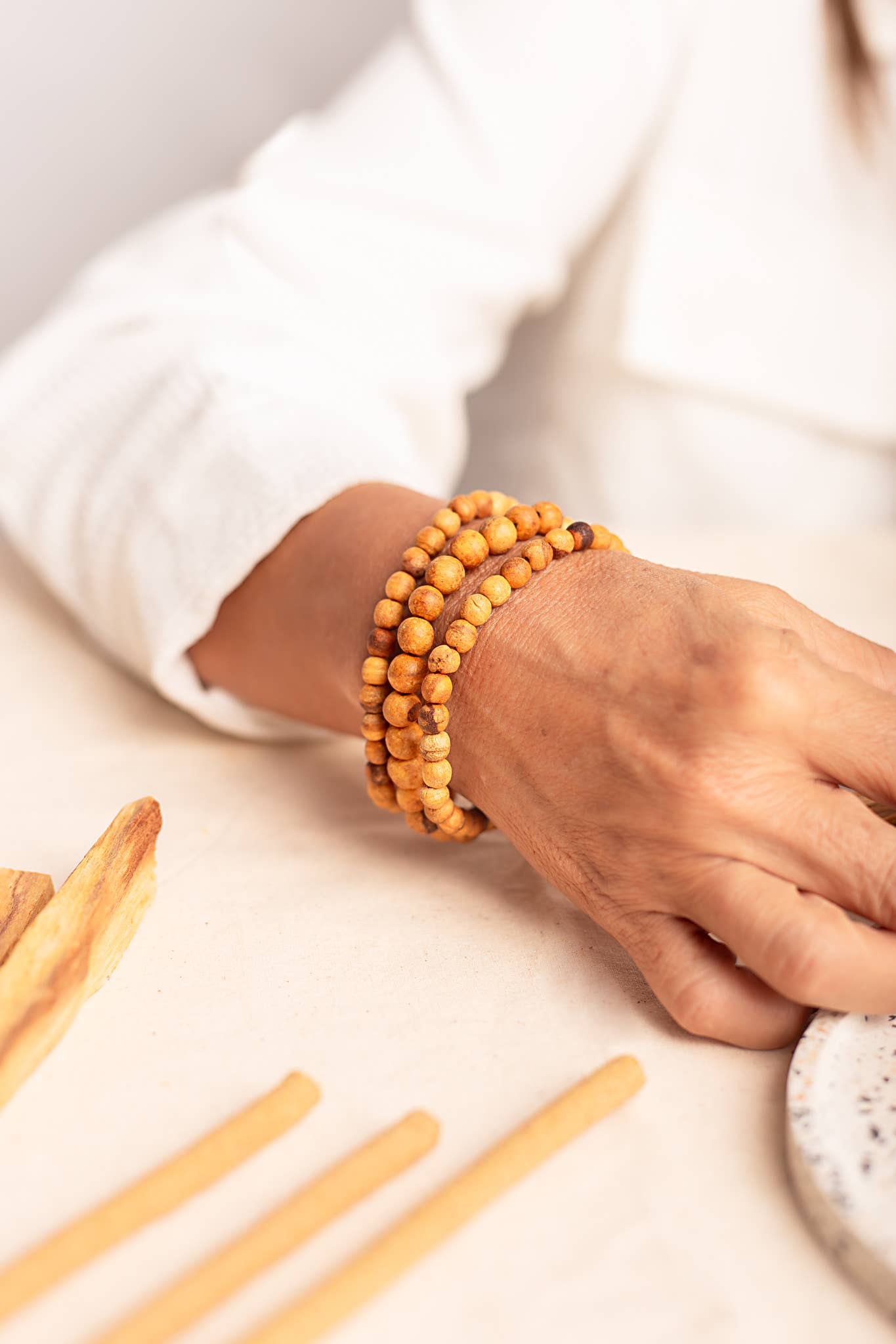 Palo Santo bracelet, Peru, natural, aromatic, protection 1ud