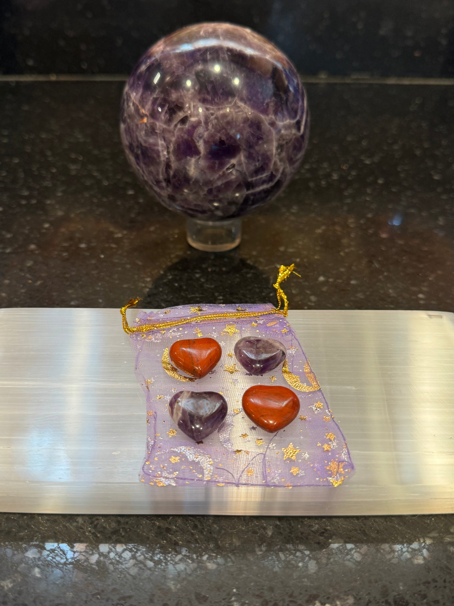 Calm Driving Crystal Pouch