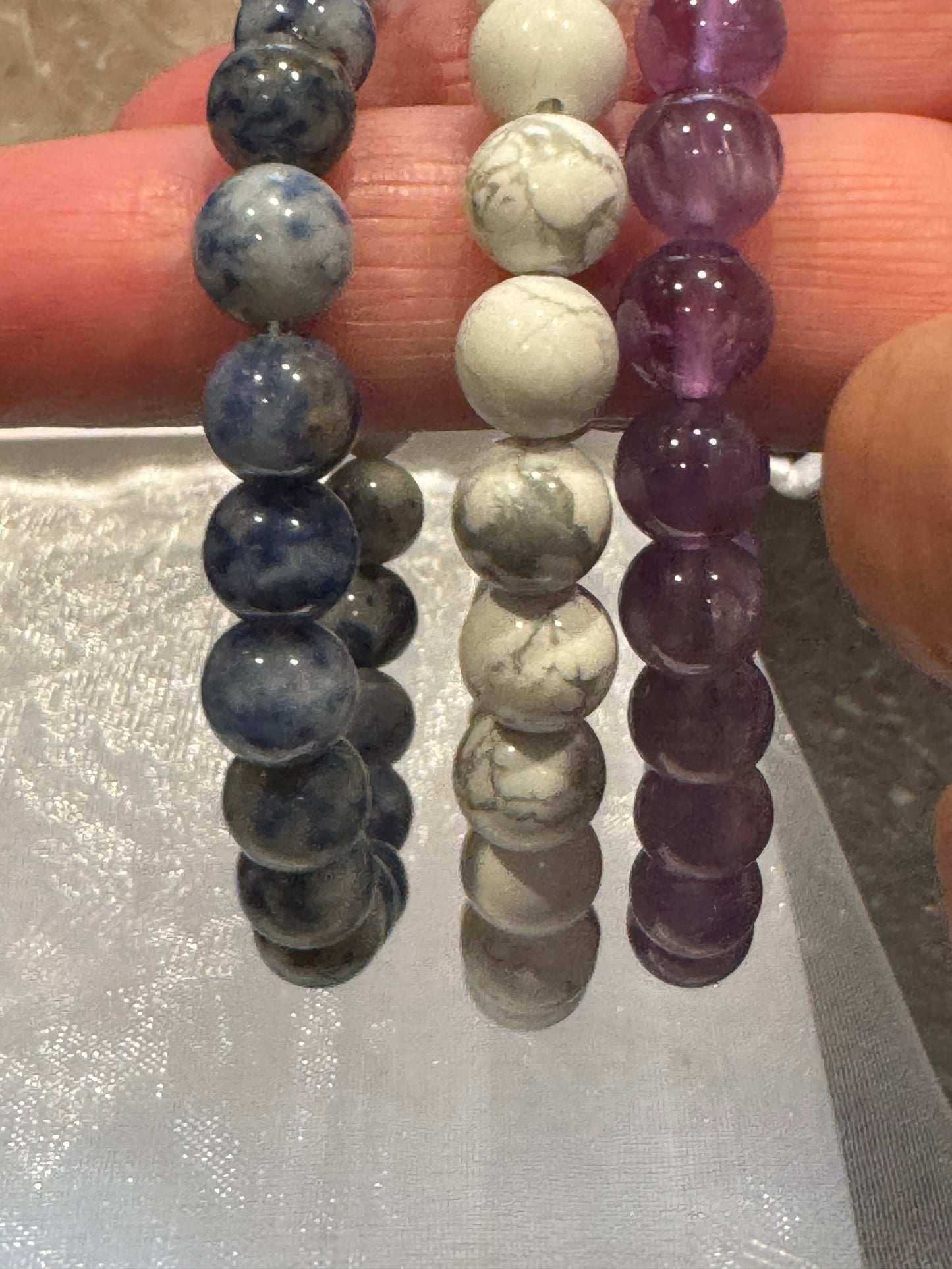 Calm Zen Intention Manifesting Crystal Bracelet Set