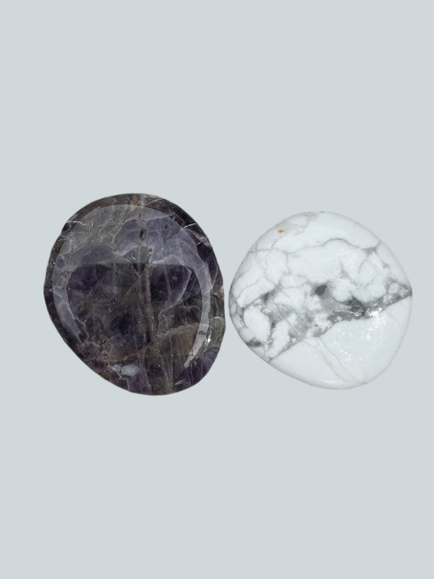 Weight Loss Support Crystal Intention Duo- Amethyst with Howlite