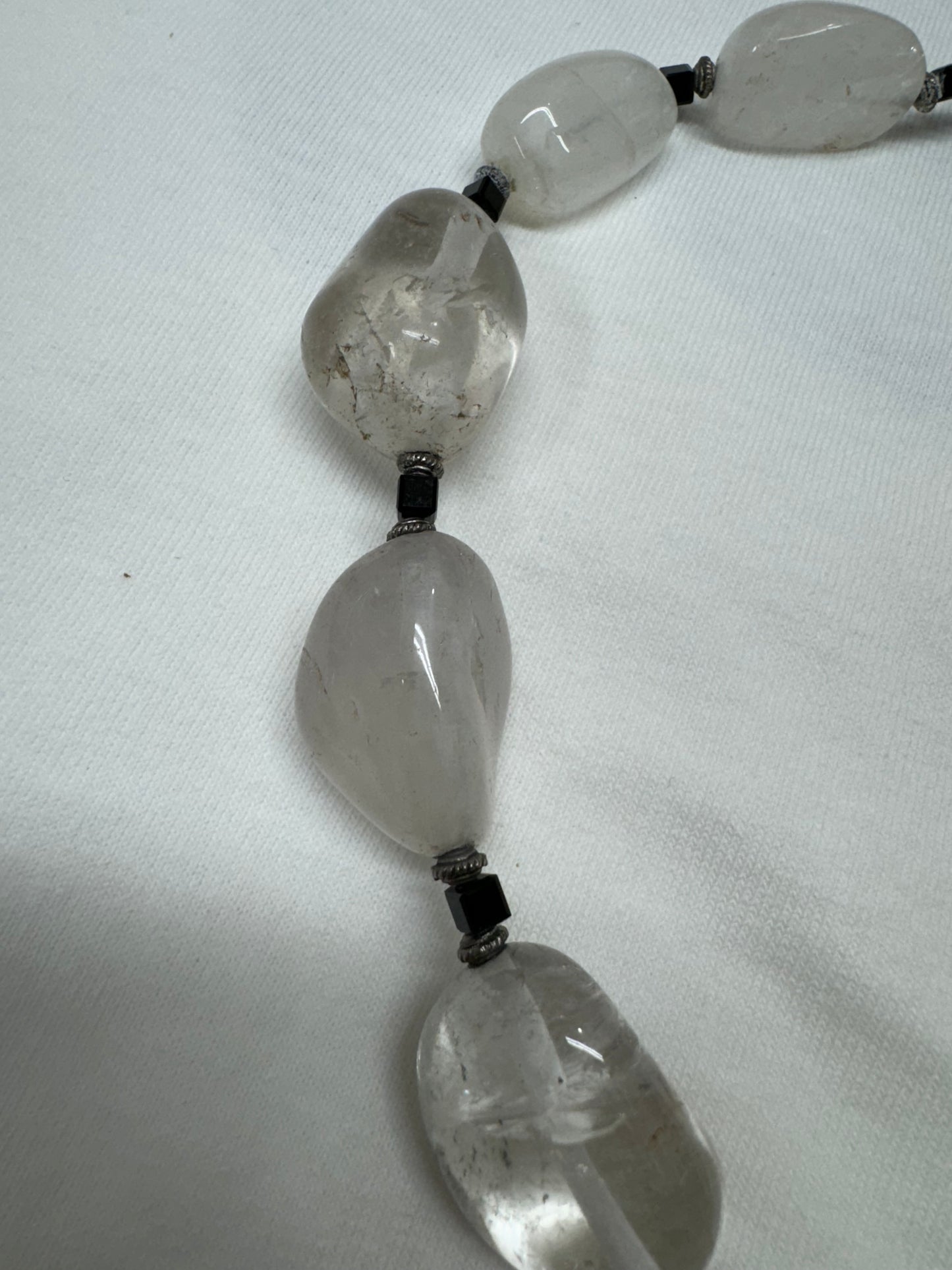 Chunky Clear Quartz Necklace