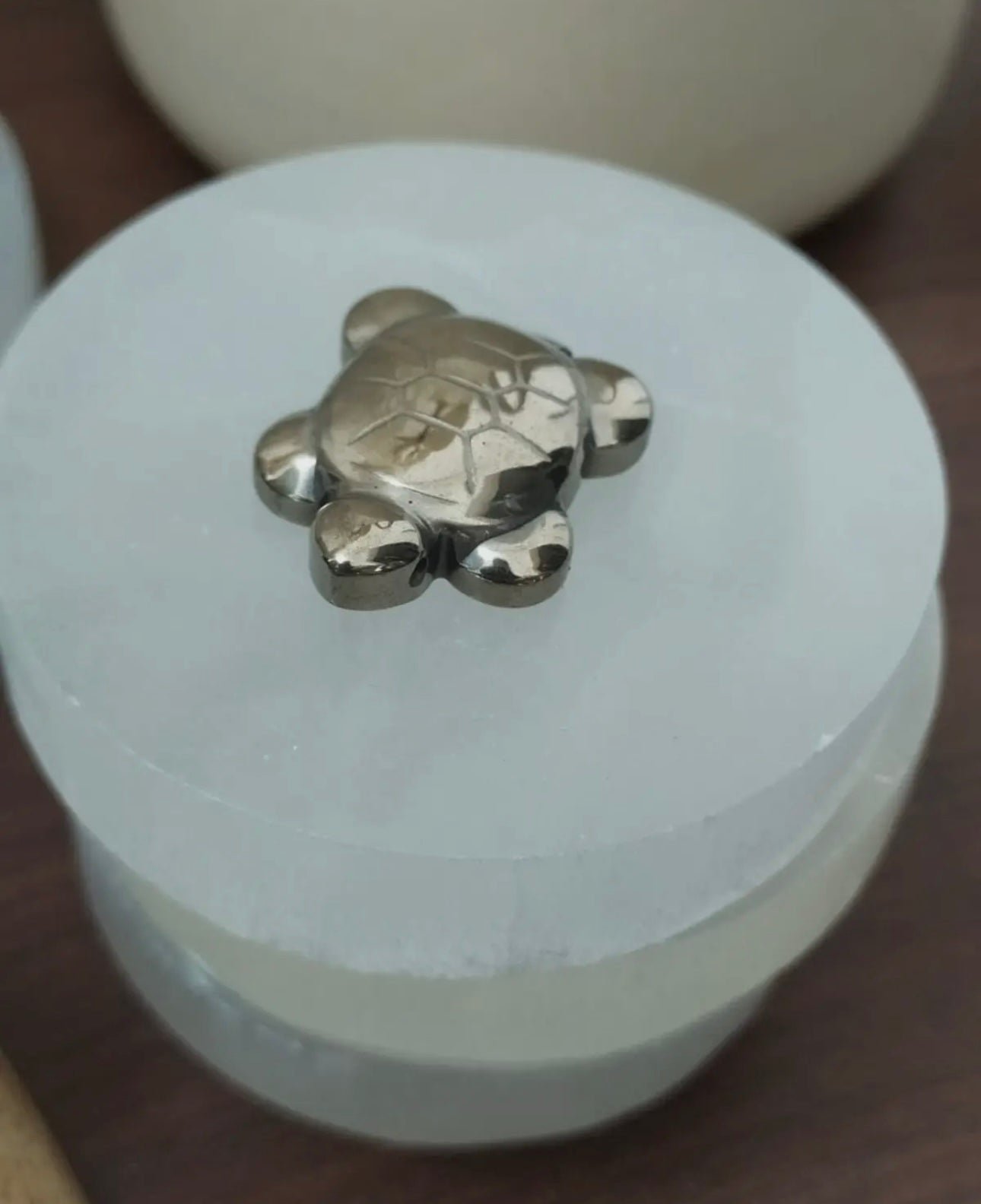 Pyrite Turtle Figure