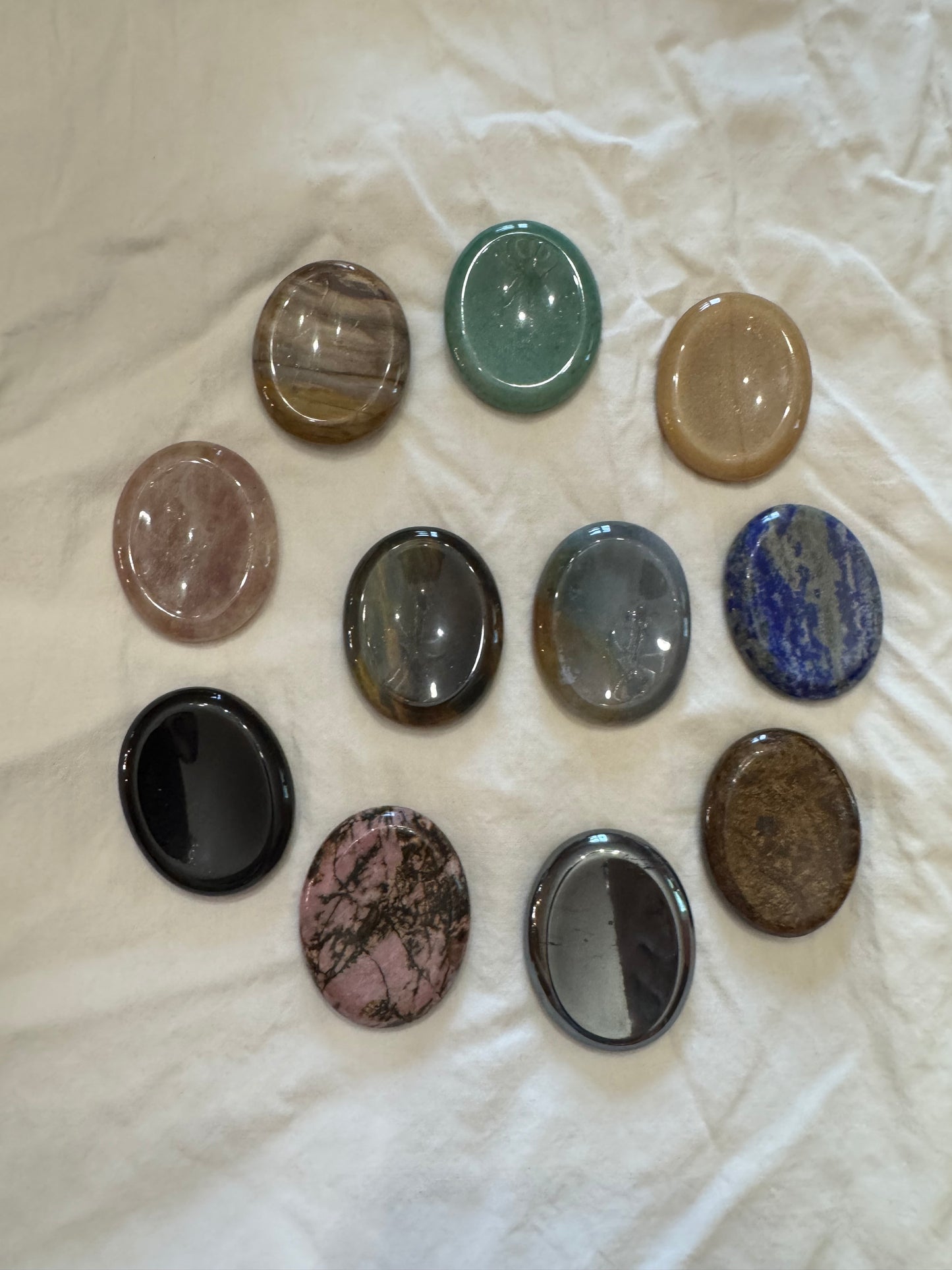 Crystal Worry Stones Choices