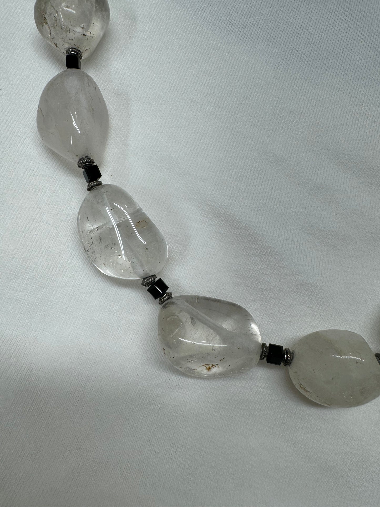 Chunky Clear Quartz Necklace