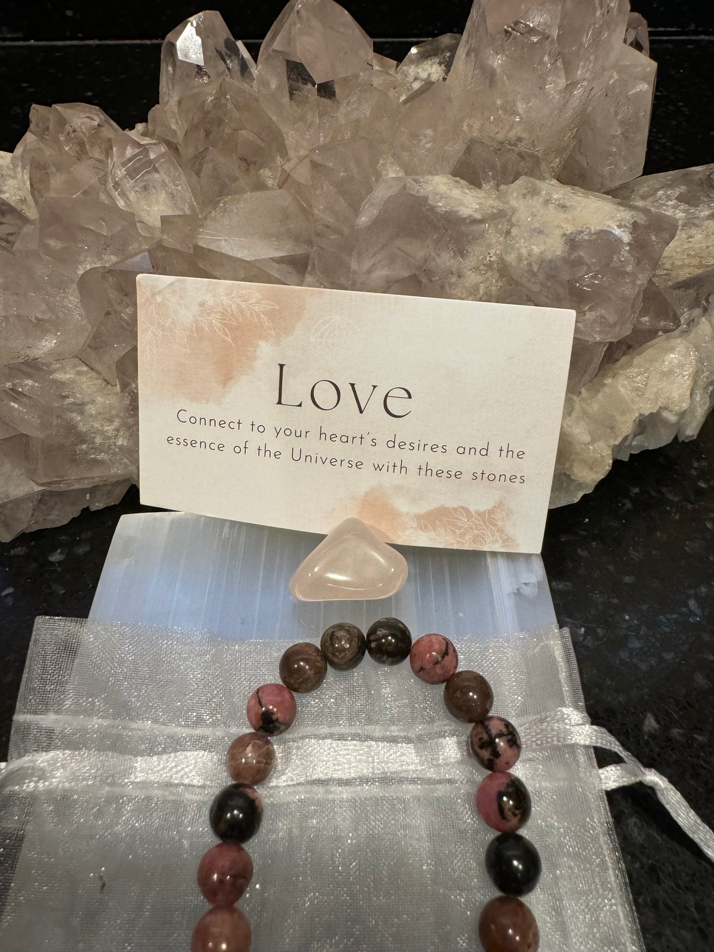 Love ❤️ Manifesting Crystal Bracelet Set 8mm