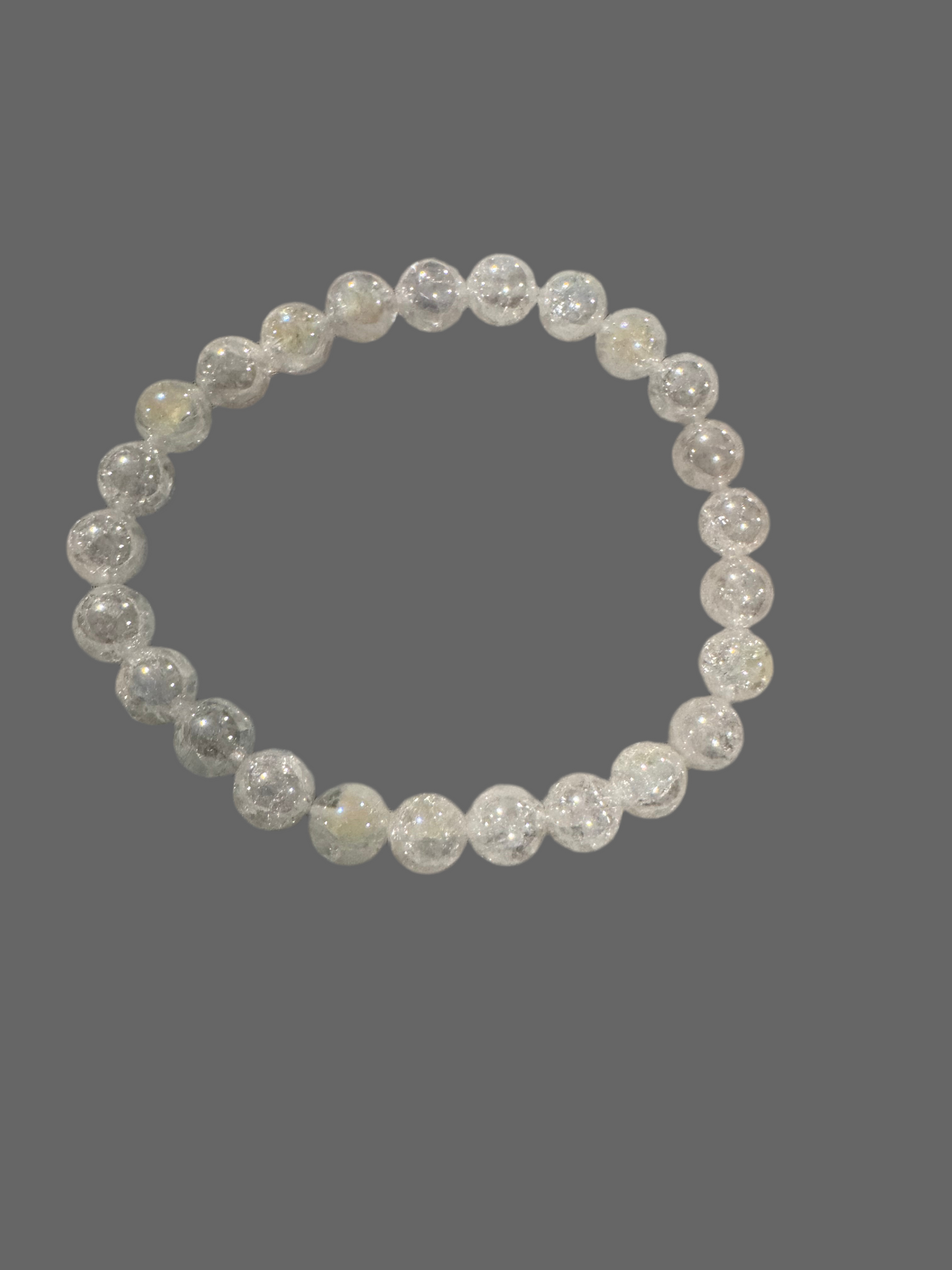Aura Quartz Rainbow Moonstone 8mm Bracelet