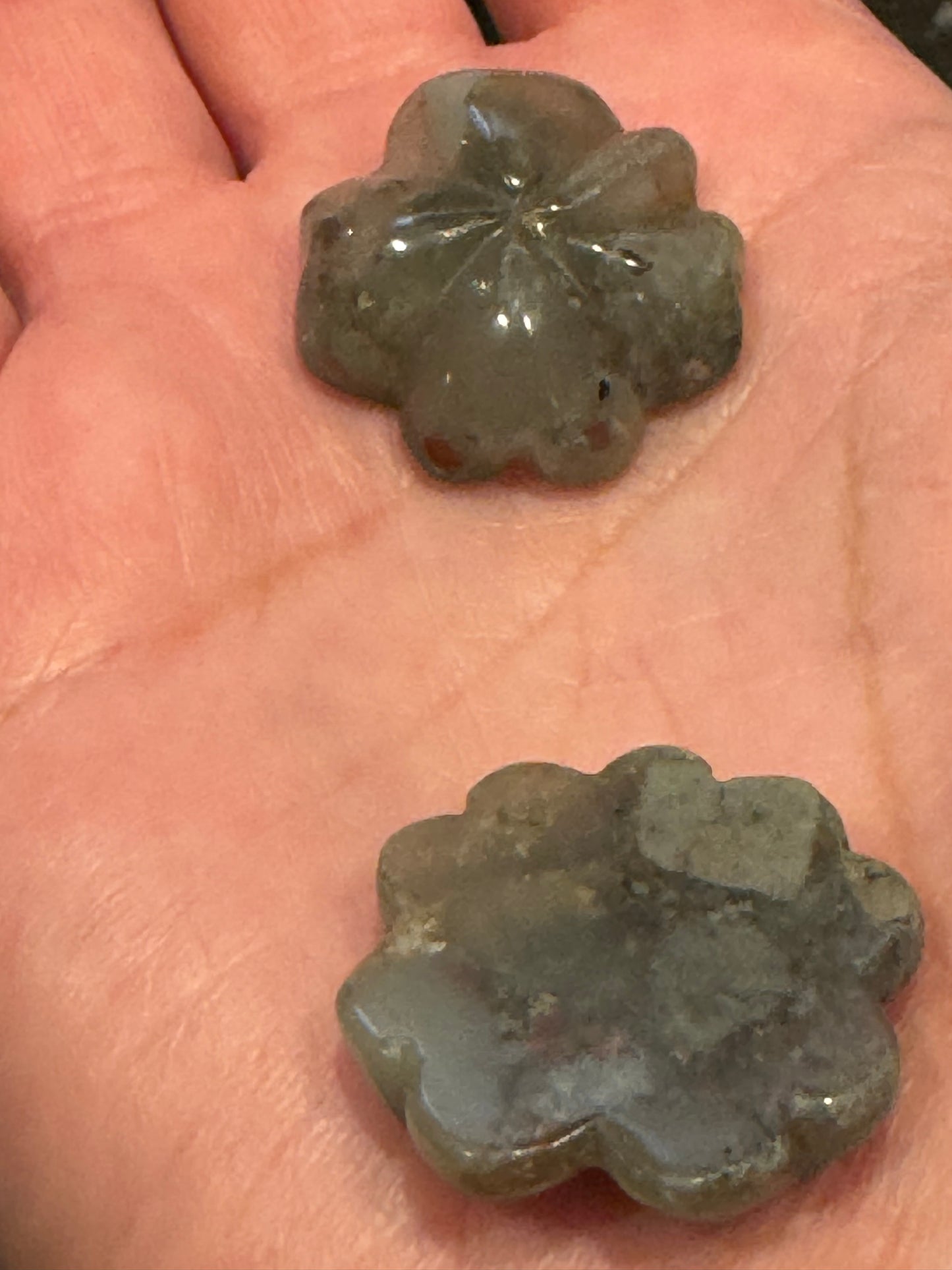 Bloodstone Clover Set of 2