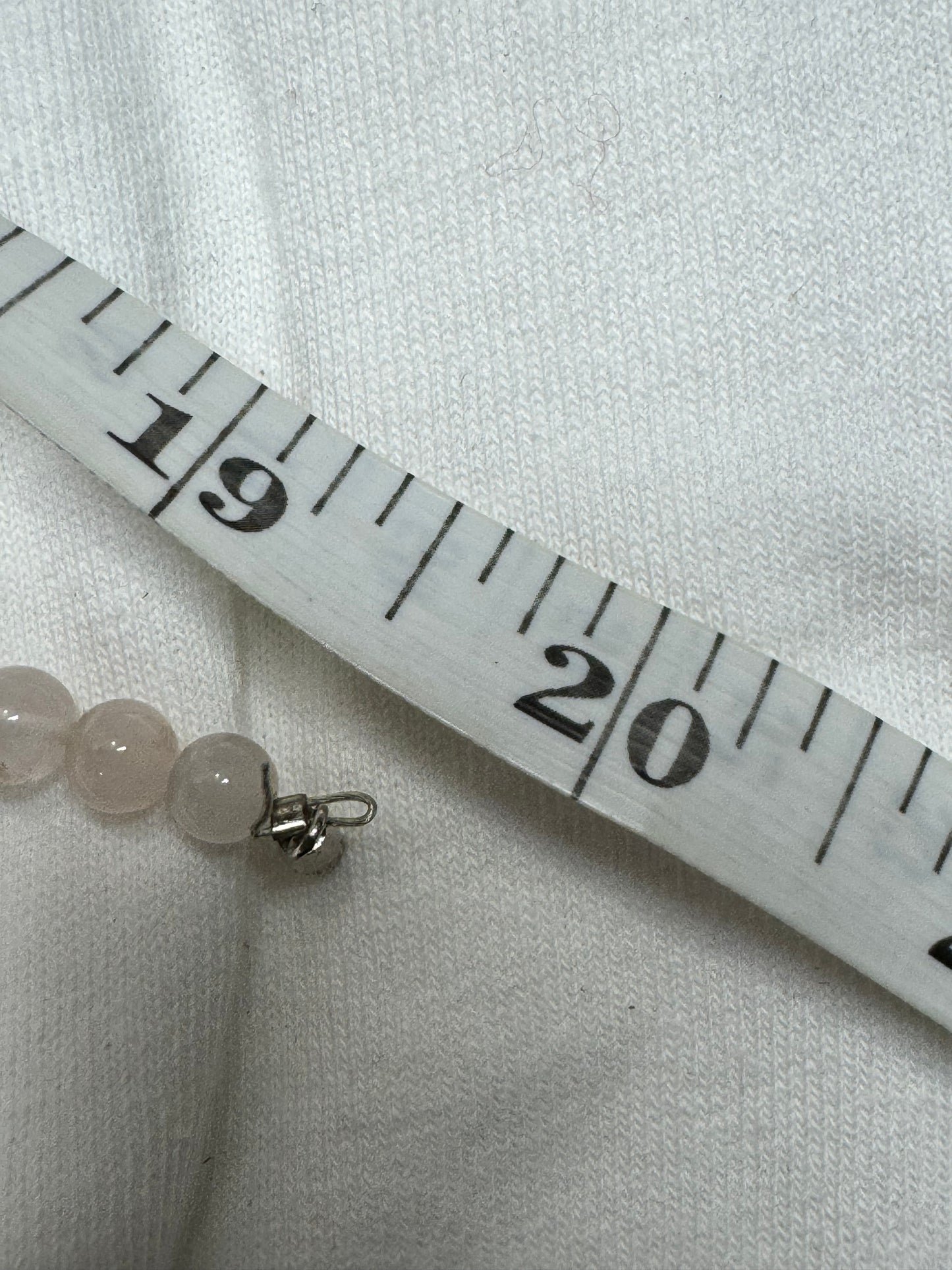 Carved Rose Quartz and Green Aventurine Necklace