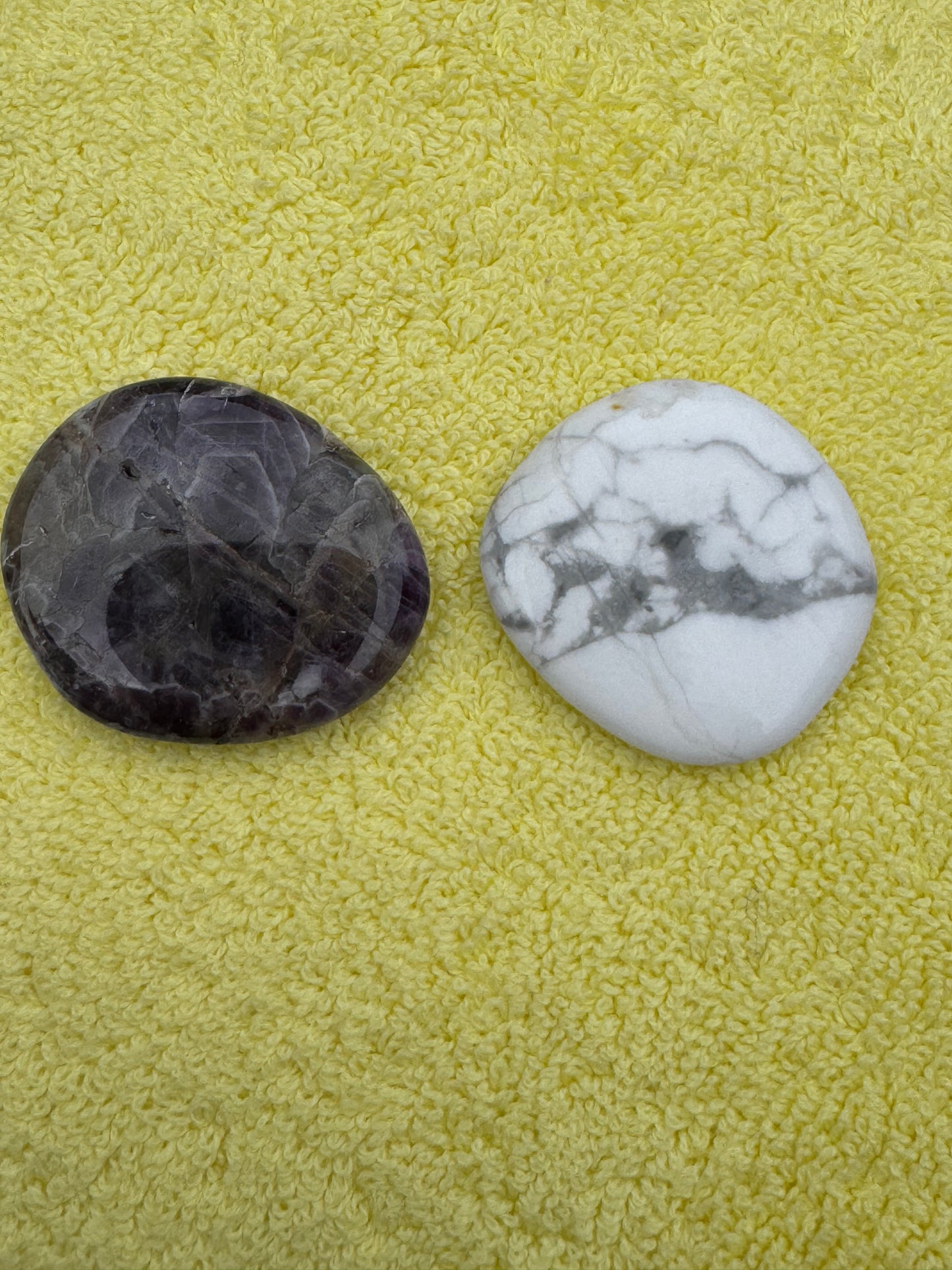 Weight Loss Support Crystal Intention Duo- Amethyst with Howlite