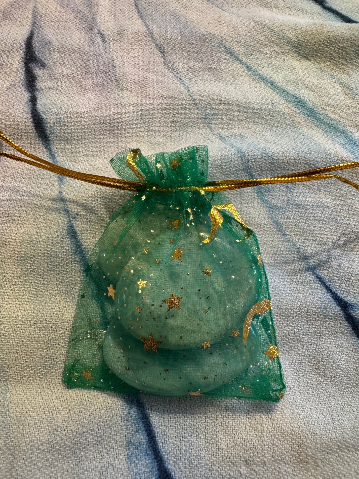 Luck- Success- Good Fortune Crystal Intention Pouch
