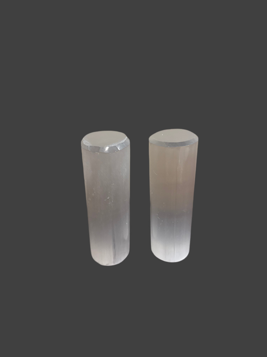 Selenite Cyliner for Home Protection - 2 Pieces