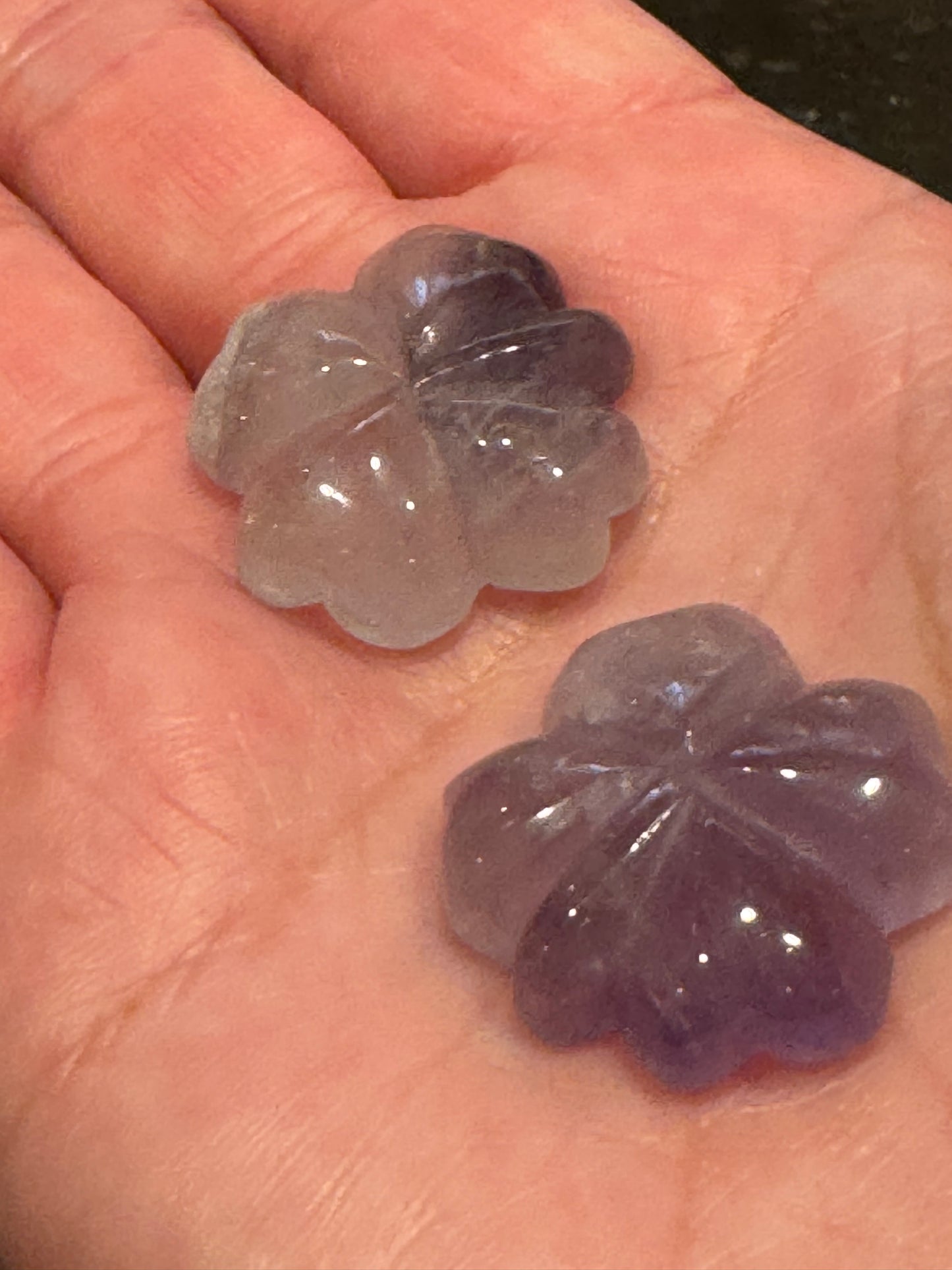 Amethyst Clover Set of 2