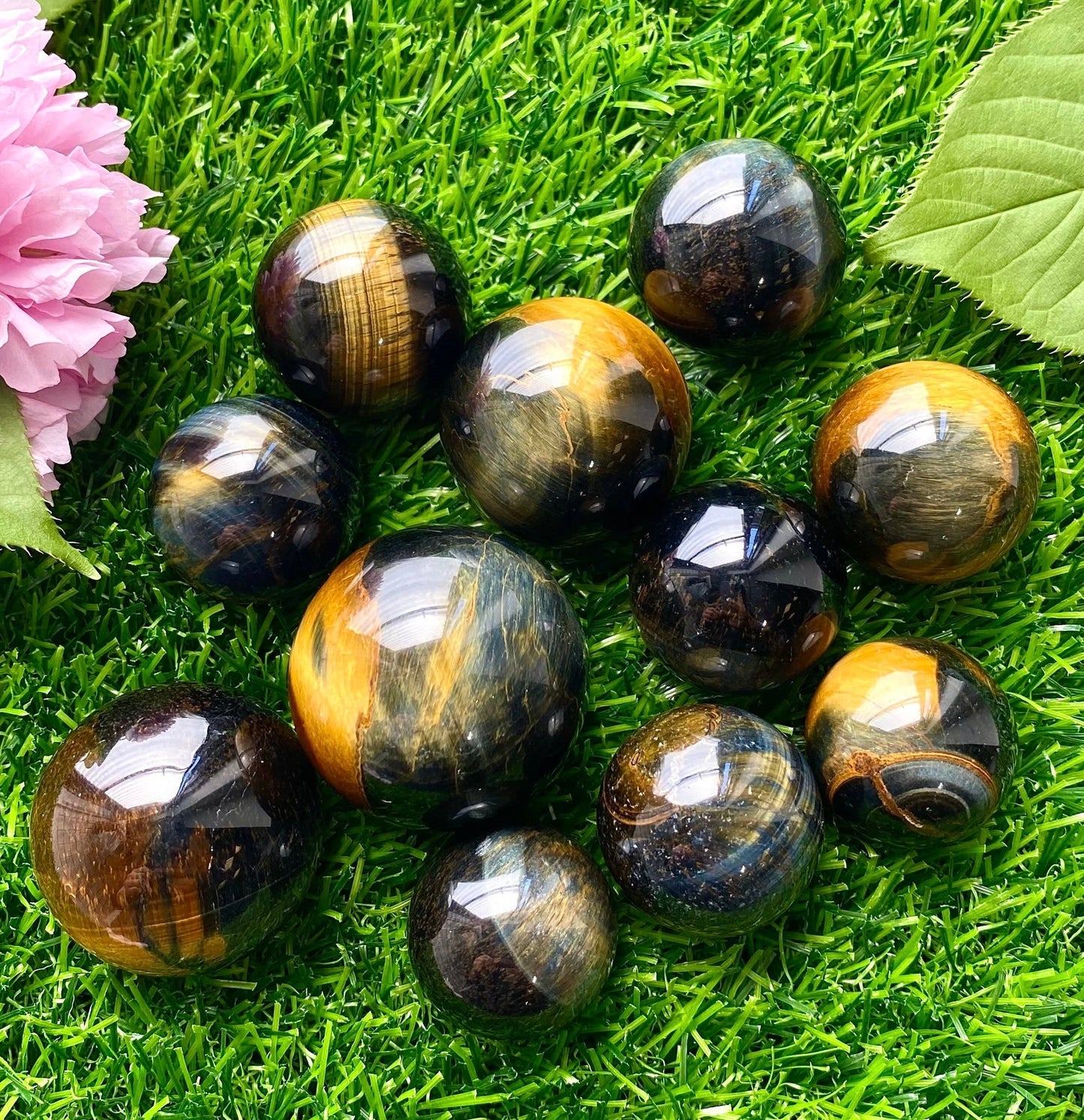 Blue Tiger Eye Small Sphere