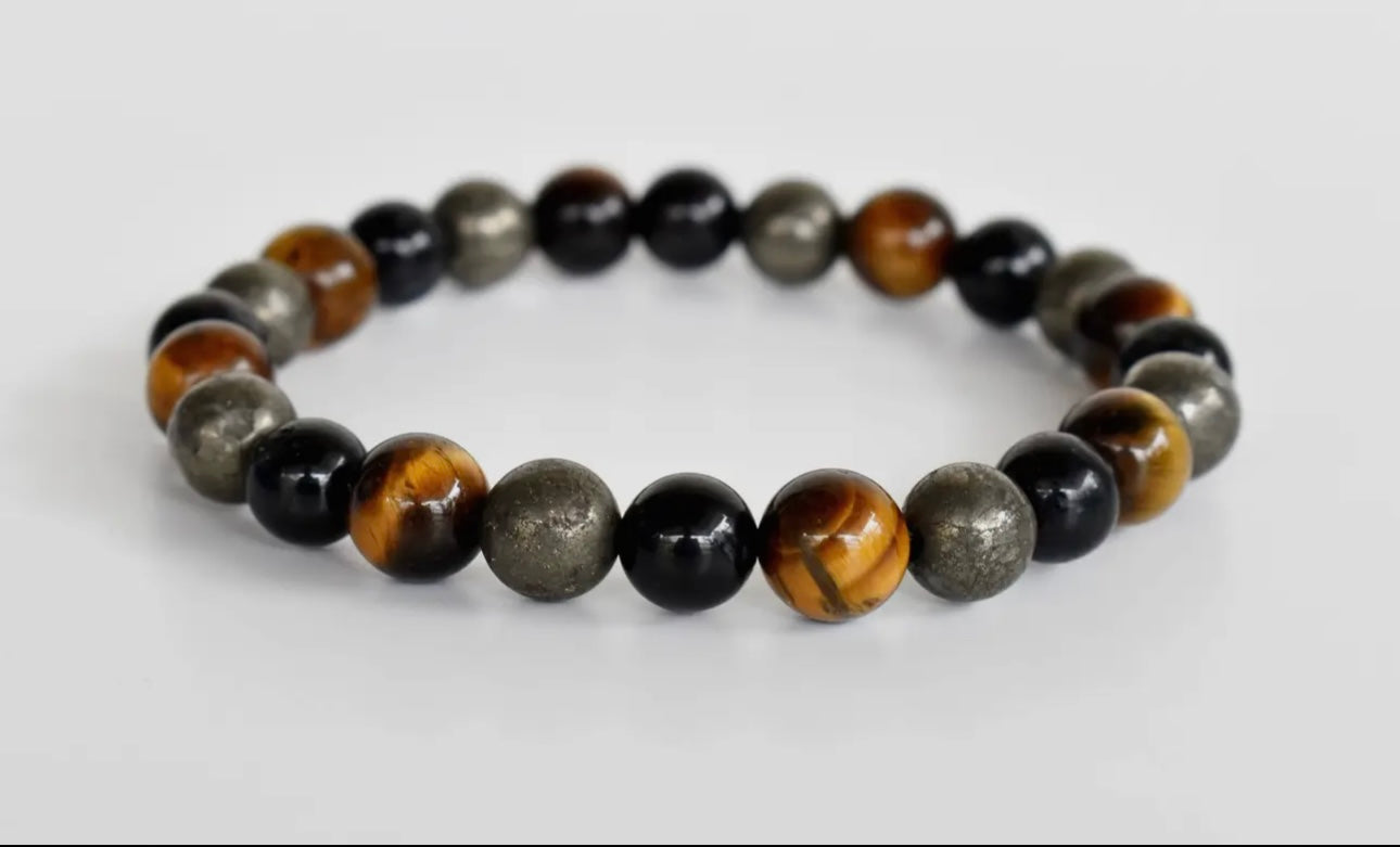 PROTECTION Crystal Intention Bracelet - Protect Your Energy