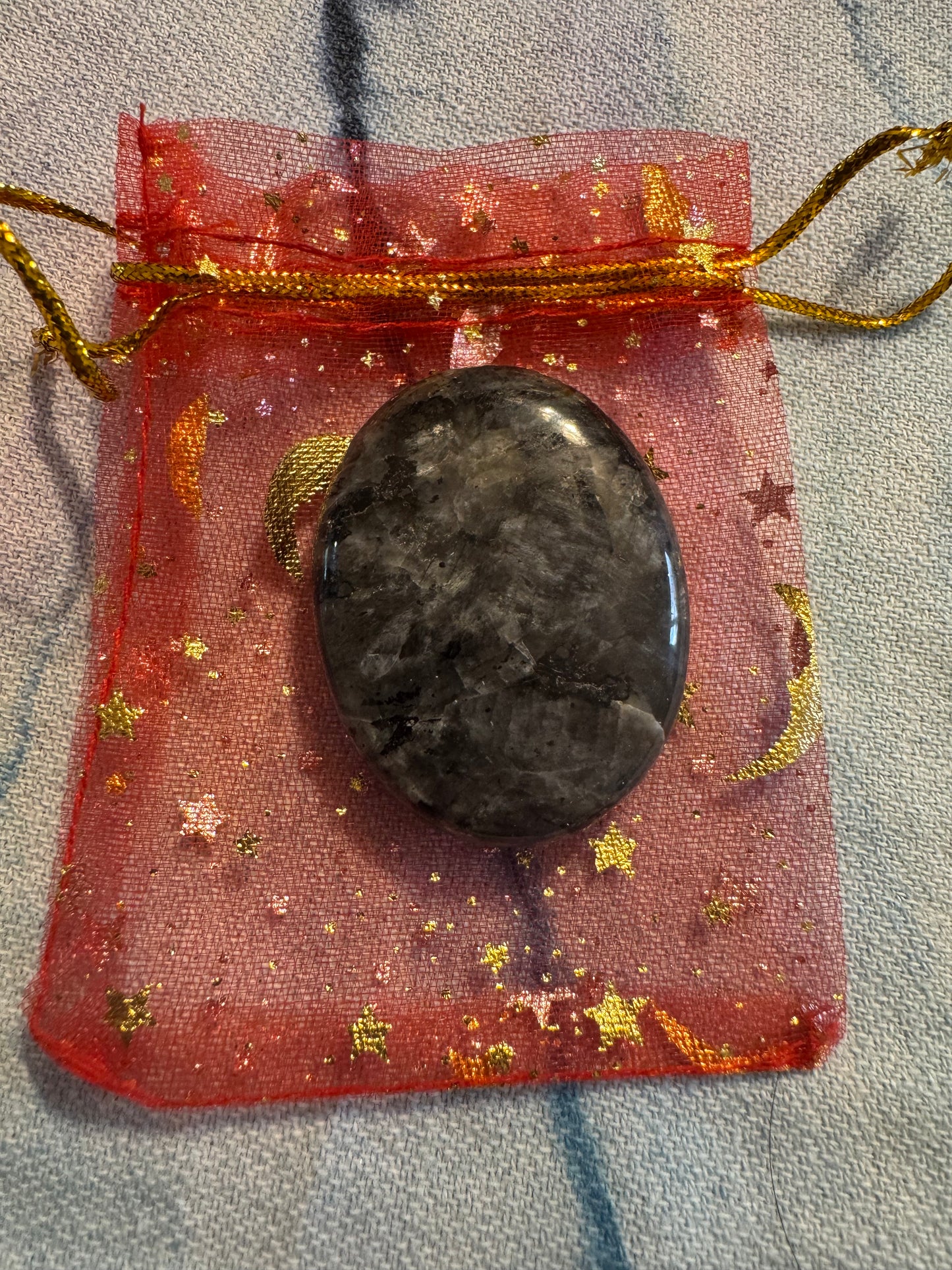 Calm the Daily Chaos Crystal Intention Pouch