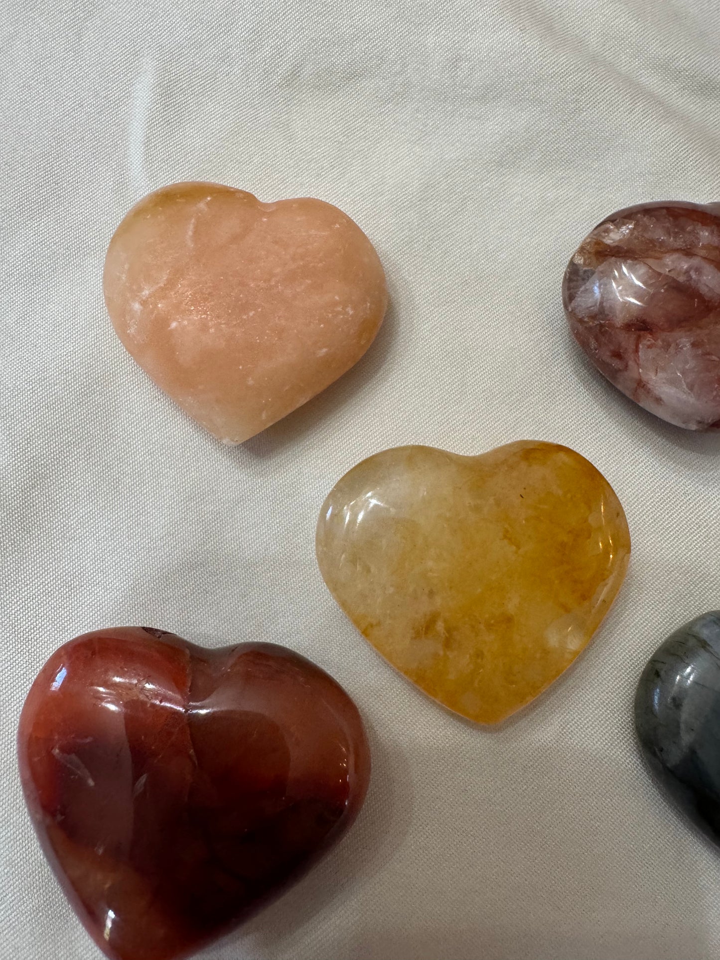 Crystal Heart Mixed Lot of 5