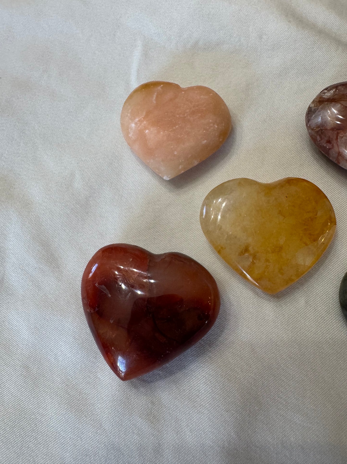 Crystal Heart Mixed Lot of 5