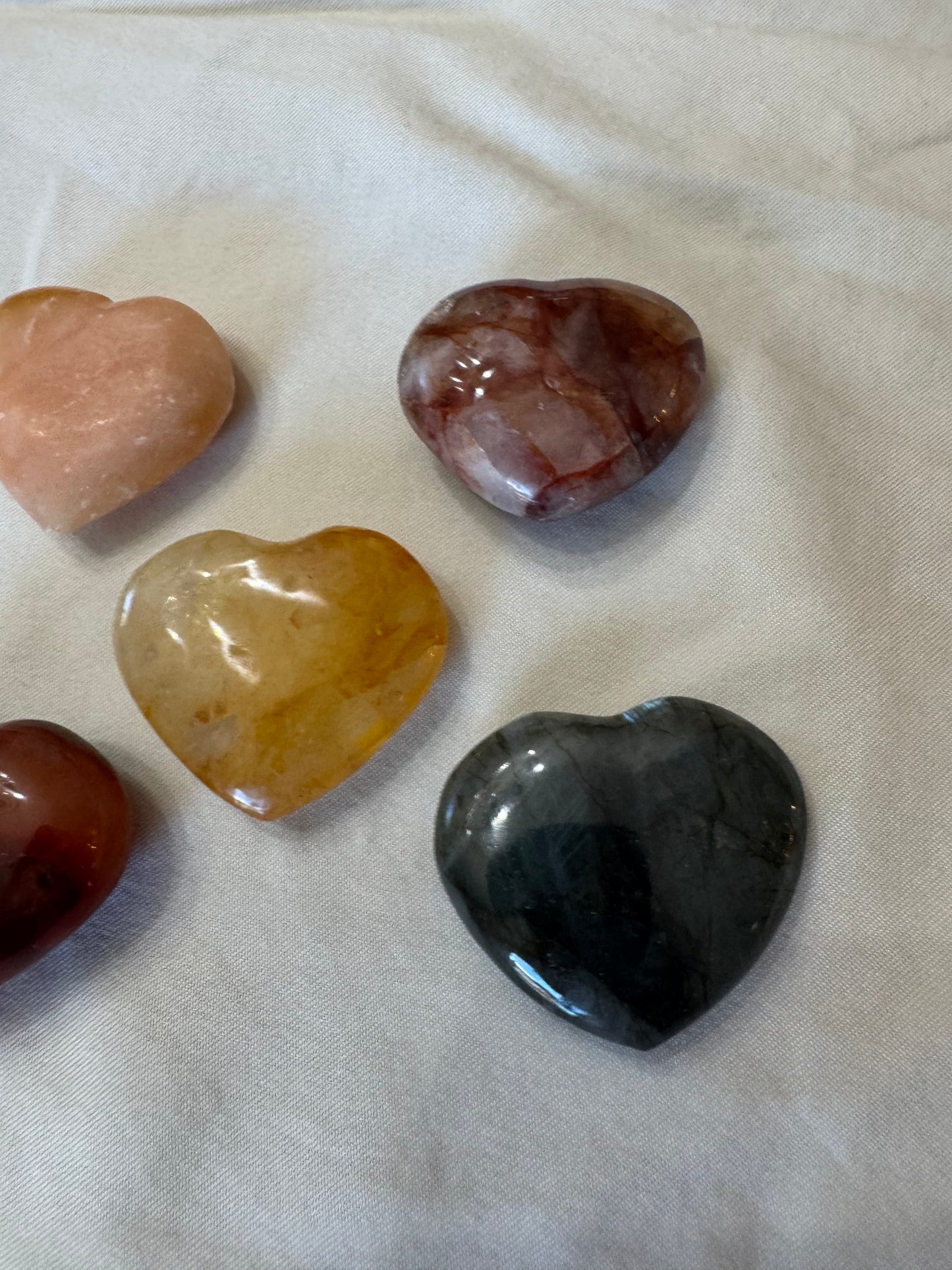 Crystal Heart Mixed Lot of 5