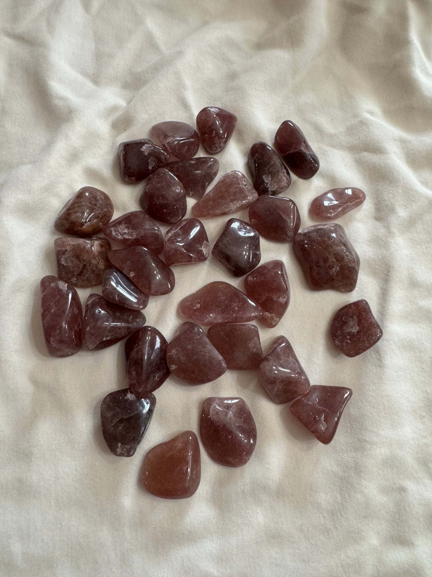 1 lb Tanzberry Quartz Tumbles ~ Polished Crystals
