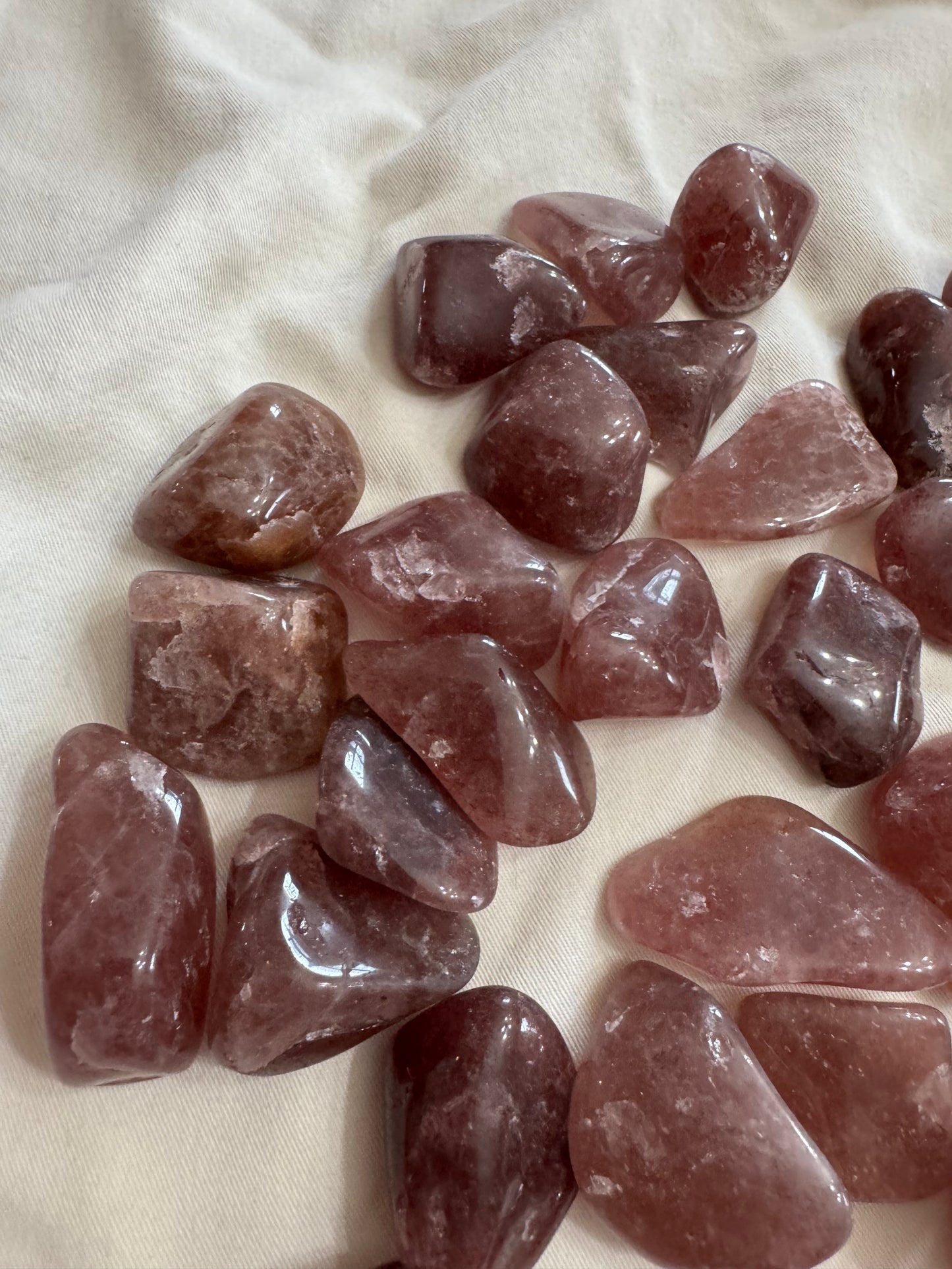 1 lb Tanzberry Quartz Tumbles ~ Polished Crystals